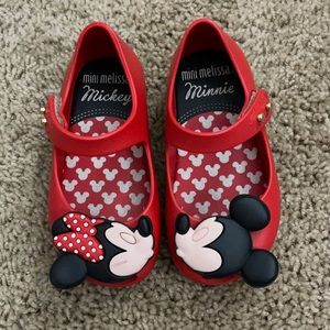 Mini Melissa Minnie and Mickey Mary Janes